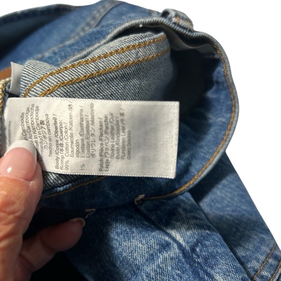 Madewell Balloon High Waisted Denim Jeans Cropped Sz 30 - Picture 15 of 15